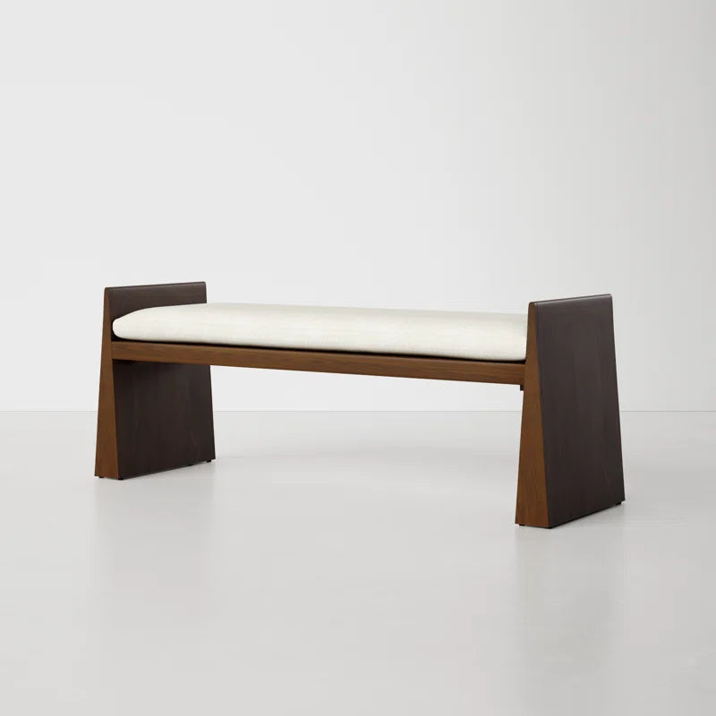 Vaxter Velvet Upholstered Bench - Wooden Bazar