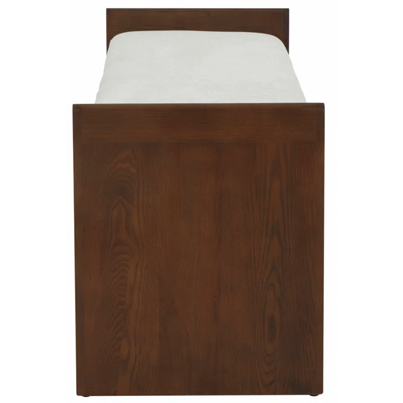 Vaxter Velvet Upholstered Bench - Wooden Bazar