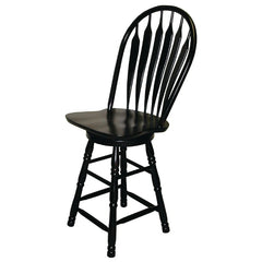 Atriciac Swivel Solid Wood Counter and bar Stool