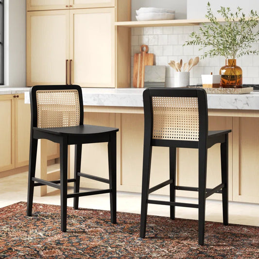 Avaria Swivel Counter and bar Stool (Set of 2)