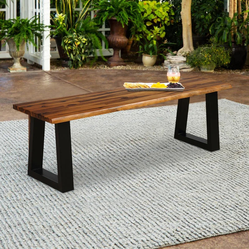 Hamraaz Solid Wood Bench - Wooden Bazar