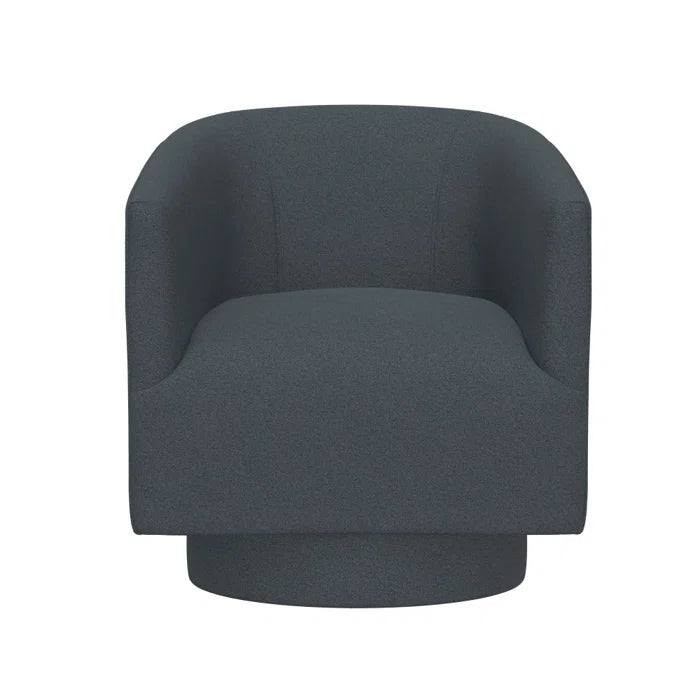 Raosahab Elegant 360° Swivel Upholstered Armchair with Luxe Comfort and Stylish Design