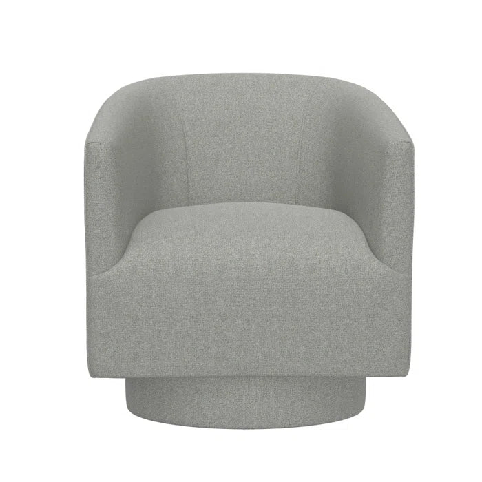 Raosahab Elegant 360° Swivel Upholstered Armchair with Luxe Comfort and Stylish Design