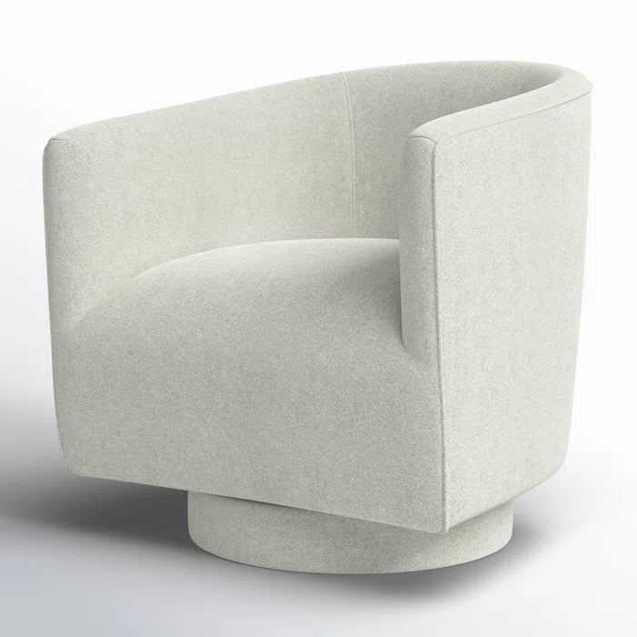 Raosahab Elegant 360° Swivel Upholstered Armchair with Luxe Comfort and Stylish Design