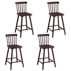 Baggetto Swivel Solid Wood Counter and bar Stool