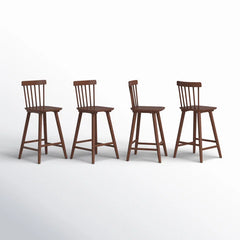 Baggetto Swivel Solid Wood Counter and bar Stool