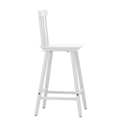 Baggetto Swivel Solid Wood Counter and bar Stool