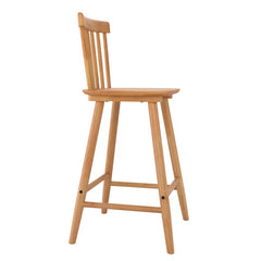 Baggetto Swivel Solid Wood Counter and bar Stool