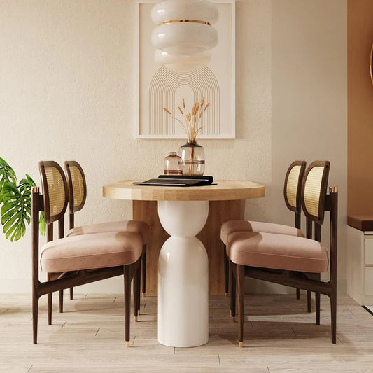 Sivper Set of 4 Dining Chair - Wooden bazar