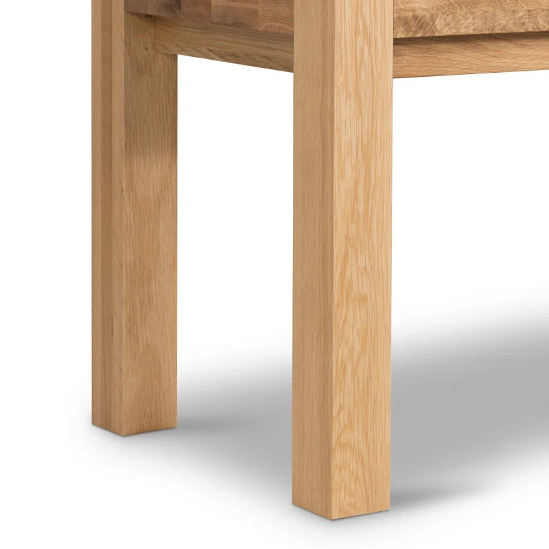 Mahino Solid Oak Bench -Wooden Bazar