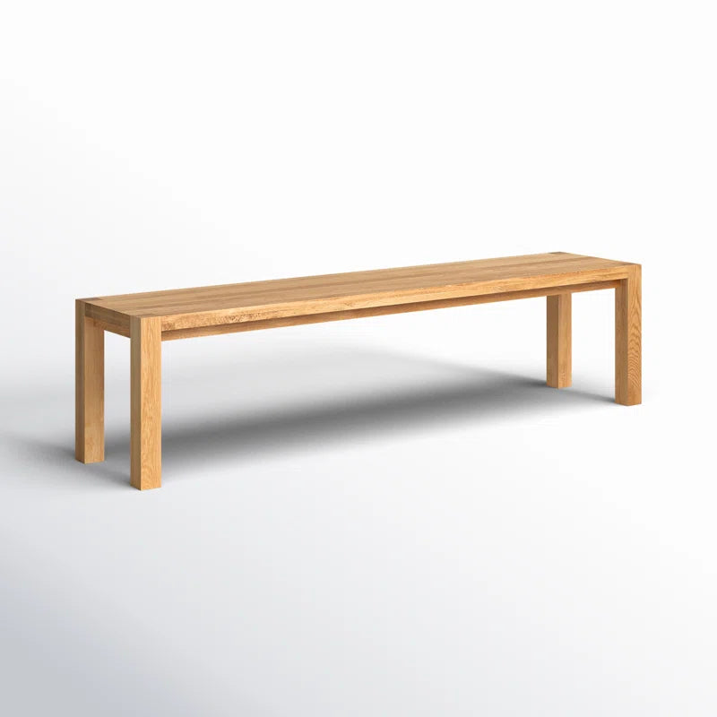 Mahino Solid Oak Bench -Wooden Bazar