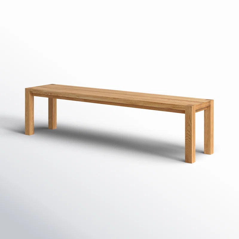 Mahino Solid Oak Bench -Wooden Bazar