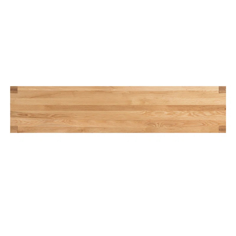 Mahino Solid Oak Bench -Wooden Bazar
