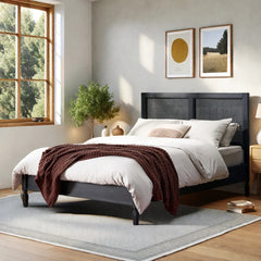 Solid Wood Bed – Durable Frame with Timeless Elegance