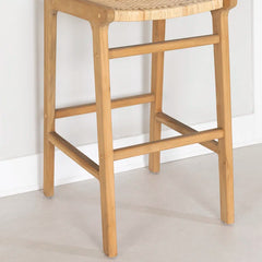 Balkas Swivel Rattan Counter and bar Stool