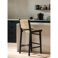 Balkas Swivel Rattan Counter and bar Stool