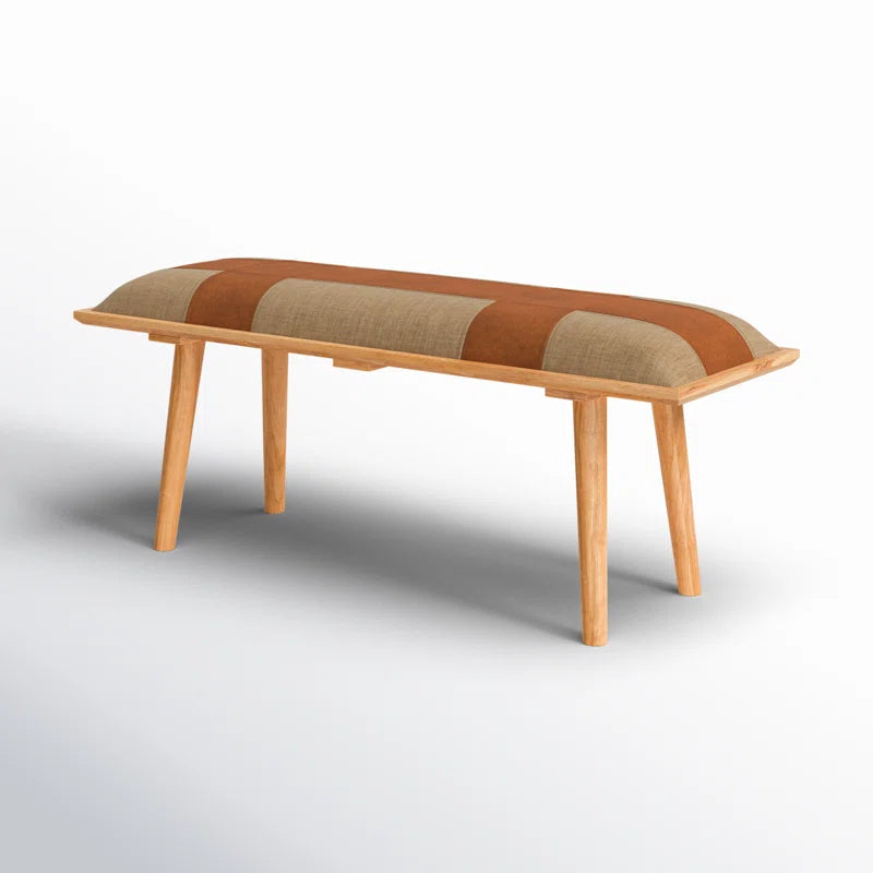 Nisolated Modern Bench - Wooden Bazar