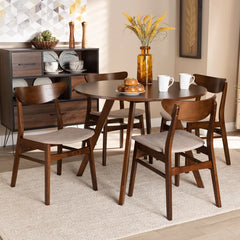 Lazento 6 Seater Wooden Dining Table Set - Wooden Bazar
