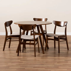 Lazento 6 Seater Wooden Dining Table Set - Wooden Bazar