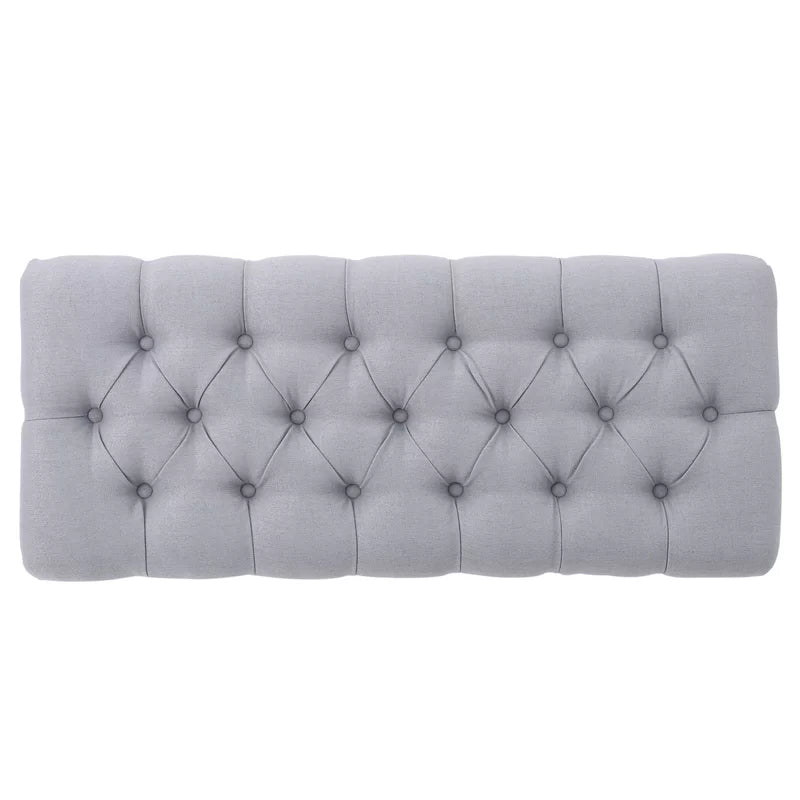 Ashuner  Polyester Upholstered Bench - Wooden Bazar