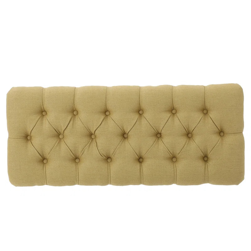 Ashuner  Polyester Upholstered Bench - Wooden Bazar