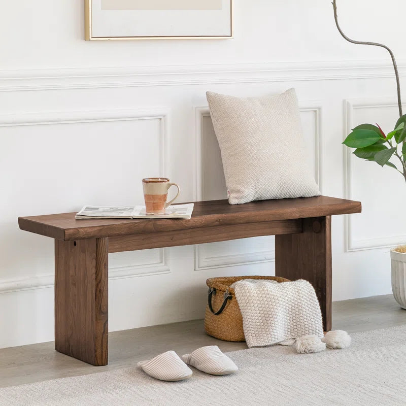 Lanister  Solid Wood Bench - Wooden Bazar