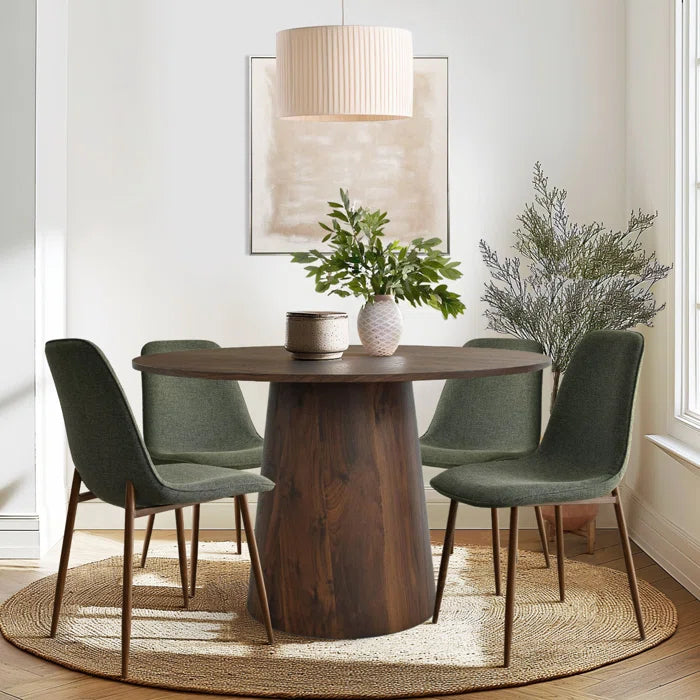 Blwinder  5 - Piece Round Pedestal Dining Table Set