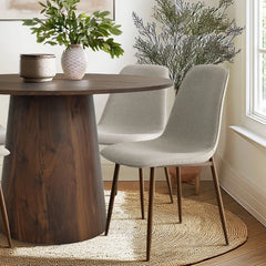 Blwinder  5 - Piece Round Pedestal Dining Table Set