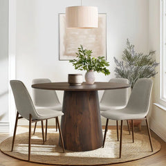 Blwinder  5 - Piece Round Pedestal Dining Table Set