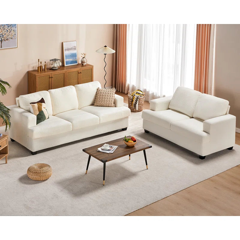 Berlindeo 2 - Piece Living Room Luxury Sofa Set