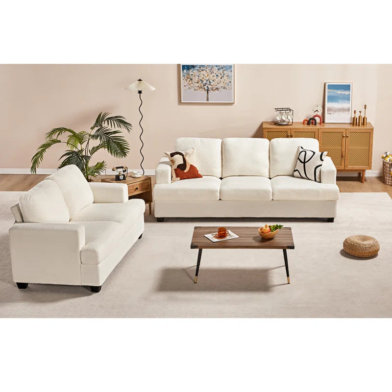 Berlindeo 2 - Piece Living Room Luxury Sofa Set