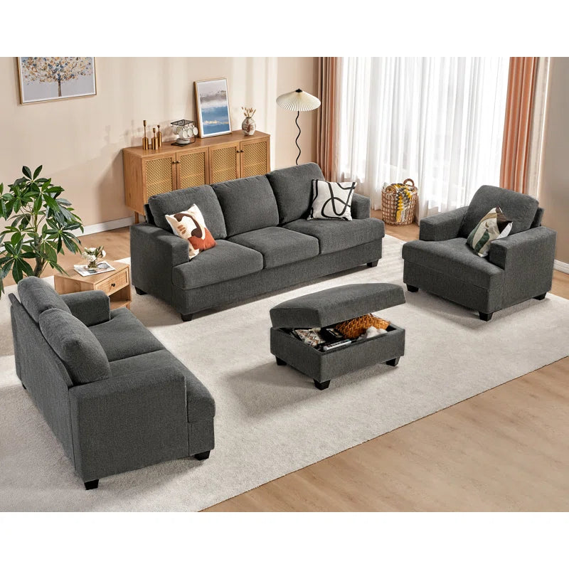 Berlindeo 2 - Piece Living Room Luxury Sofa Set