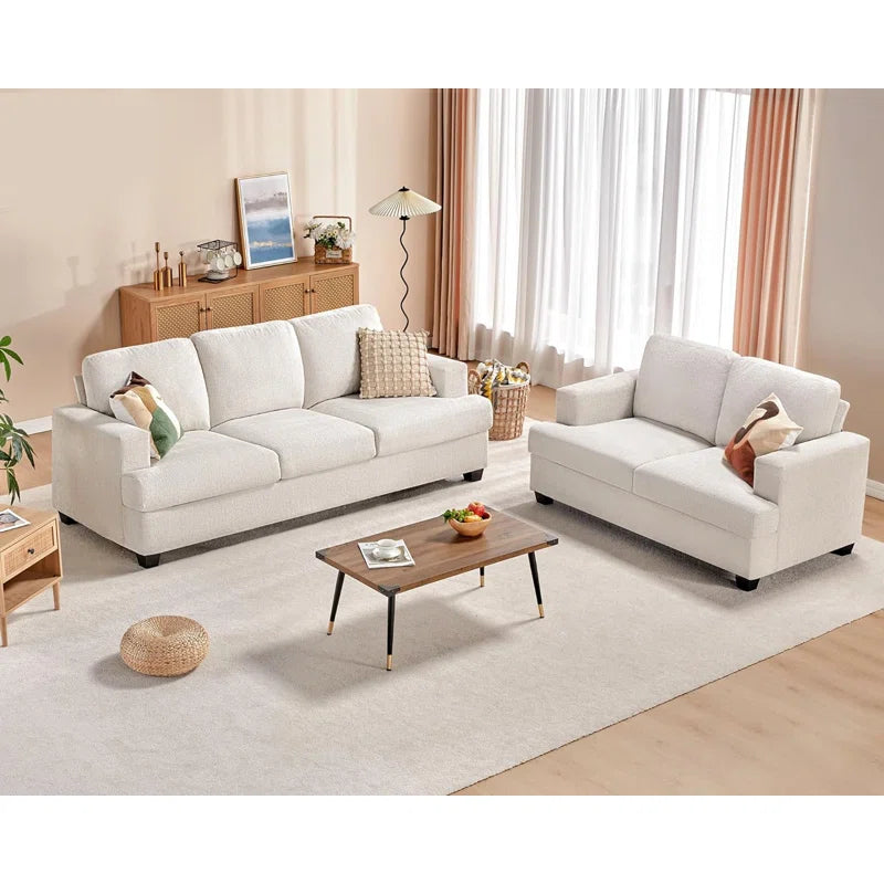 Berlindeo 2 - Piece Living Room Luxury Sofa Set