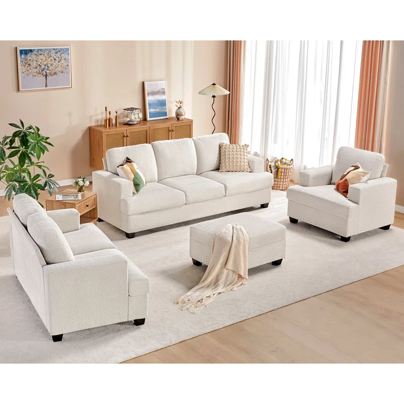 Berlindeo 2 - Piece Living Room Luxury Sofa Set