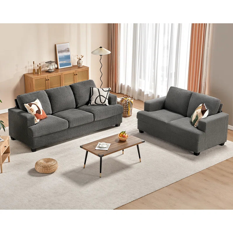 Berlindeo 2 - Piece Living Room Luxury Sofa Set