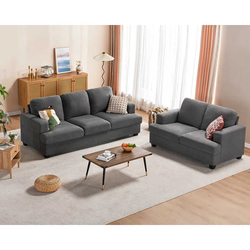 Berlindeo 2 - Piece Living Room Luxury Sofa Set