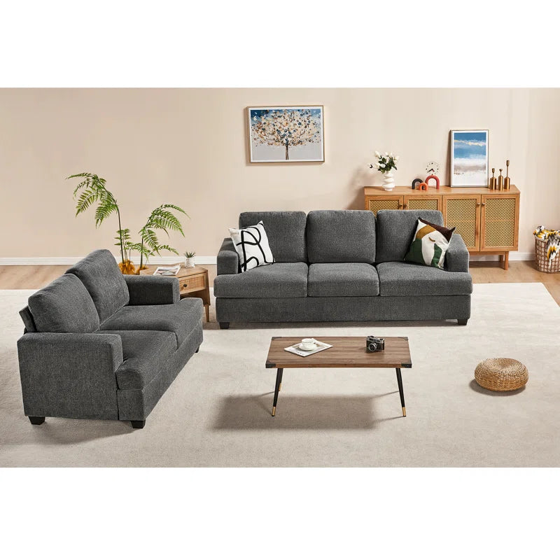 Berlindeo 2 - Piece Living Room Luxury Sofa Set