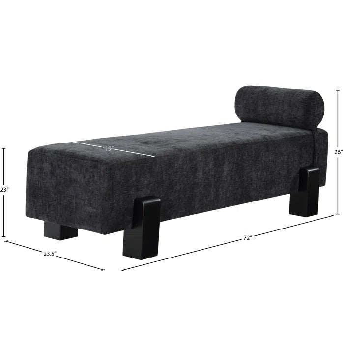 Dennilie Fabric Upholstered Bench - Wooden Bazar