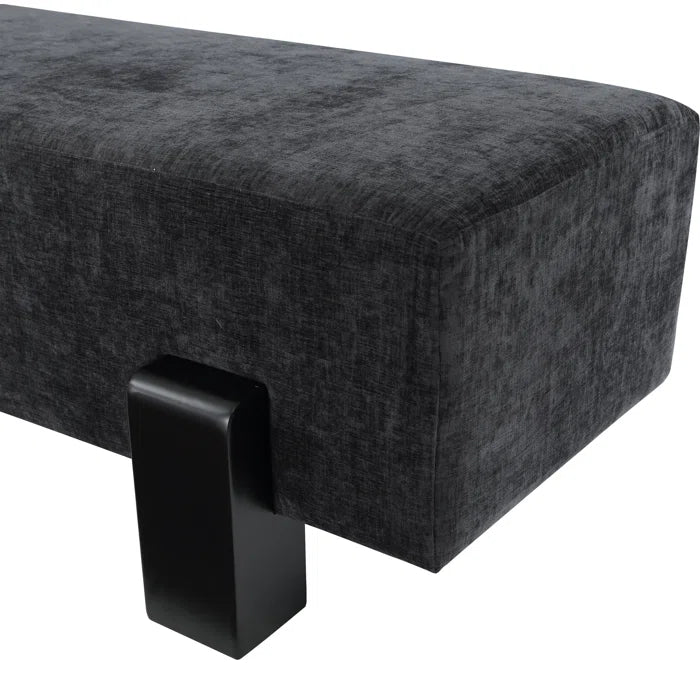 Dennilie Fabric Upholstered Bench - Wooden Bazar