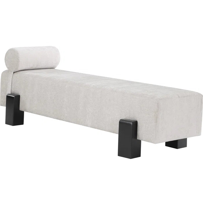 Dennilie Fabric Upholstered Bench - Wooden Bazar