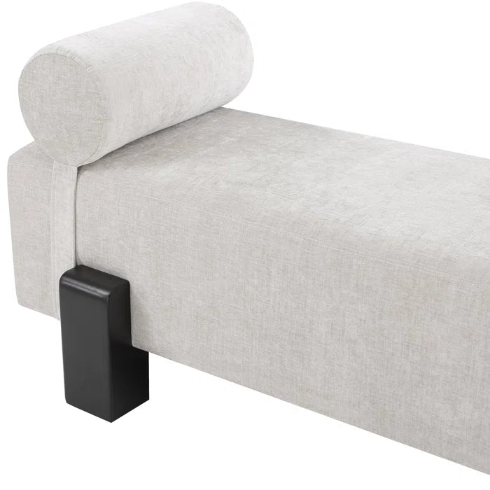 Dennilie Fabric Upholstered Bench - Wooden Bazar