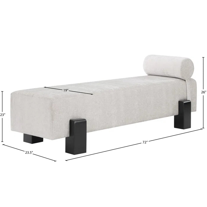 Dennilie Fabric Upholstered Bench - Wooden Bazar