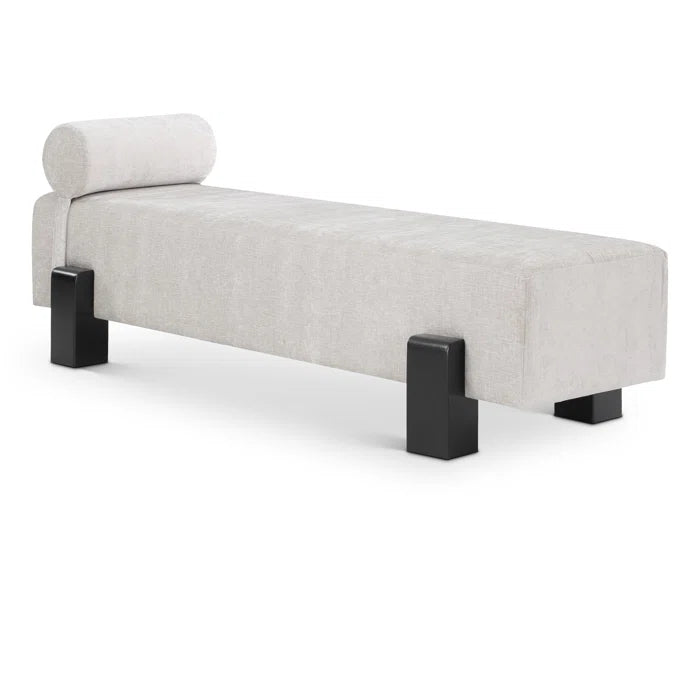 Dennilie Fabric Upholstered Bench - Wooden Bazar