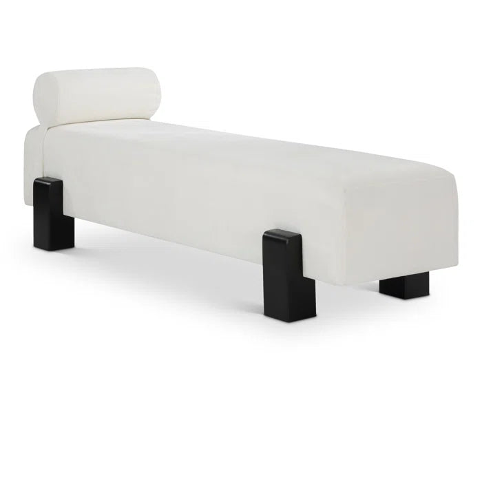 Dennilie Fabric Upholstered Bench - Wooden Bazar