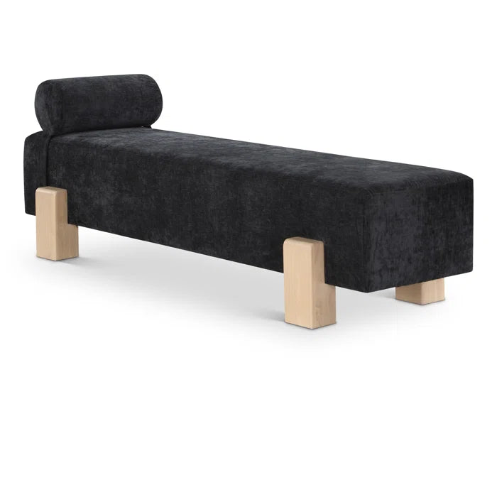 Dennilie Fabric Upholstered Bench - Wooden Bazar