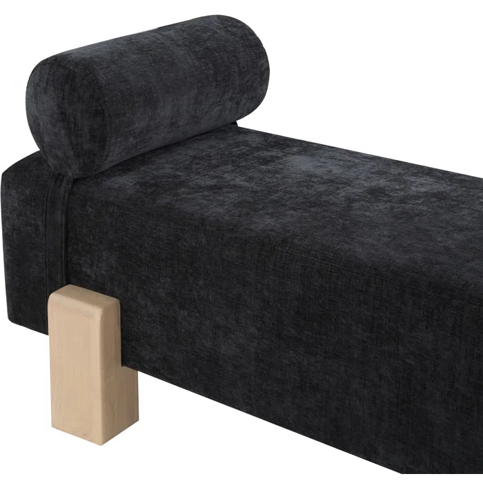 Dennilie Fabric Upholstered Bench - Wooden Bazar