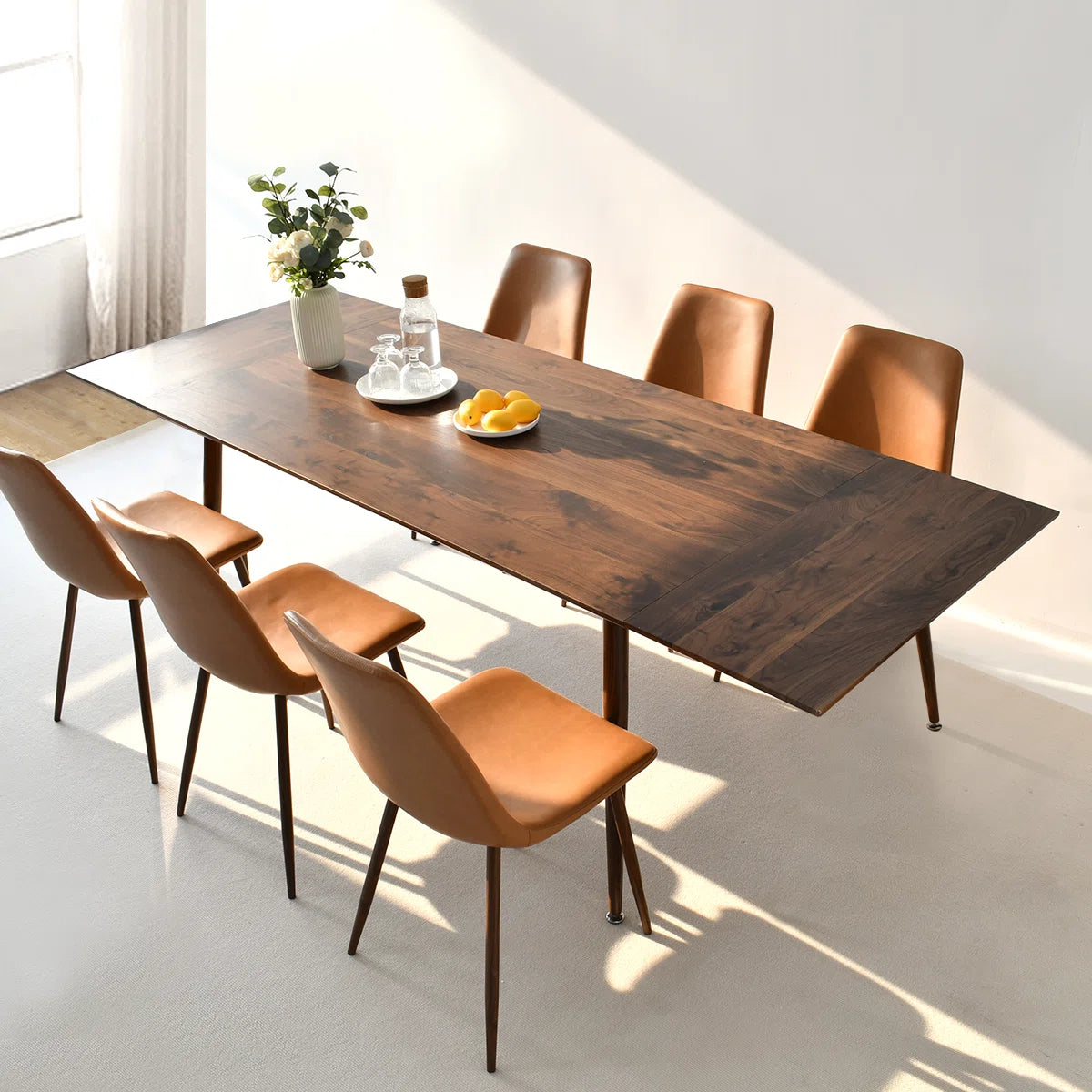 Arkiy Modern 8 Seater extendable Dining Table - Wooden bazar