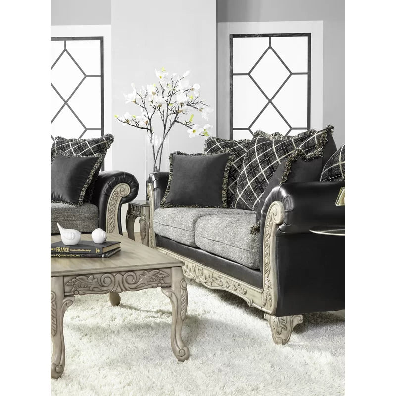 Bernardusa 4 - Piece Living Room Luxury Sofa Set