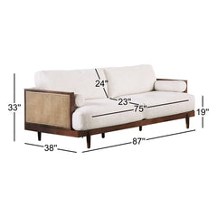 Minimalist Upholstered Sofa – Sleek and Simple for Modern Interiors