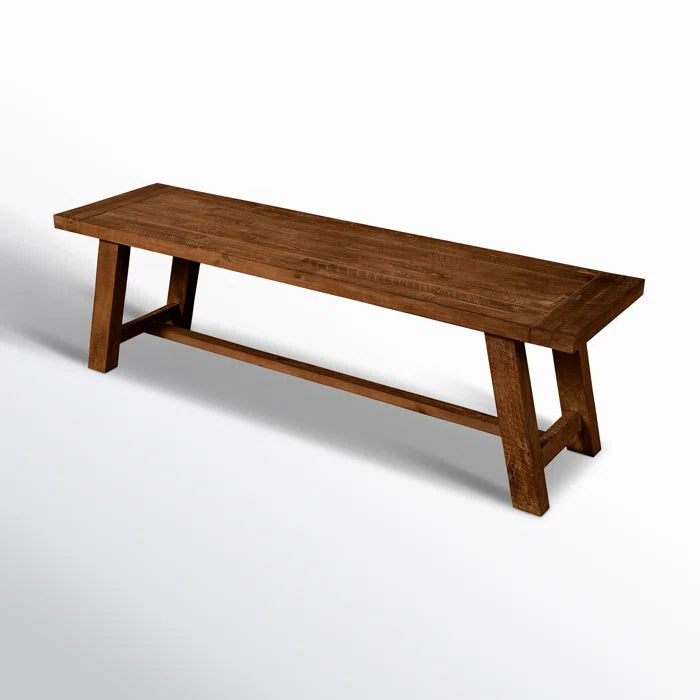 Oasher Solid Wood Bench - Wooden Bazar